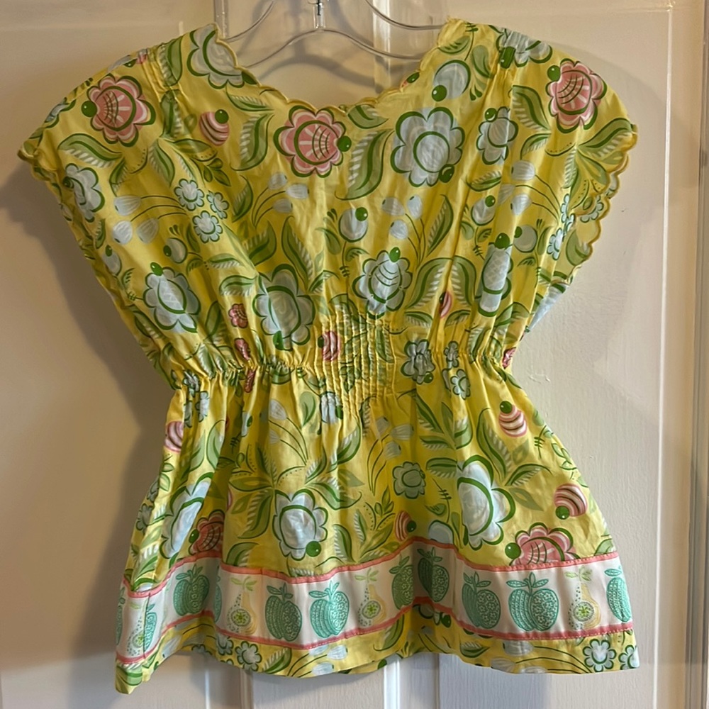 Matilda Jane size 4 apple and flower top